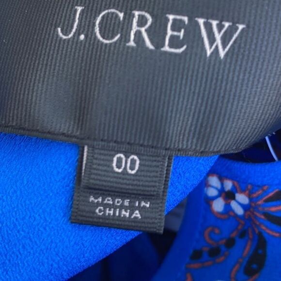 J Crew boho Silk Floral Print Dress NWT - Picture 4 of 10